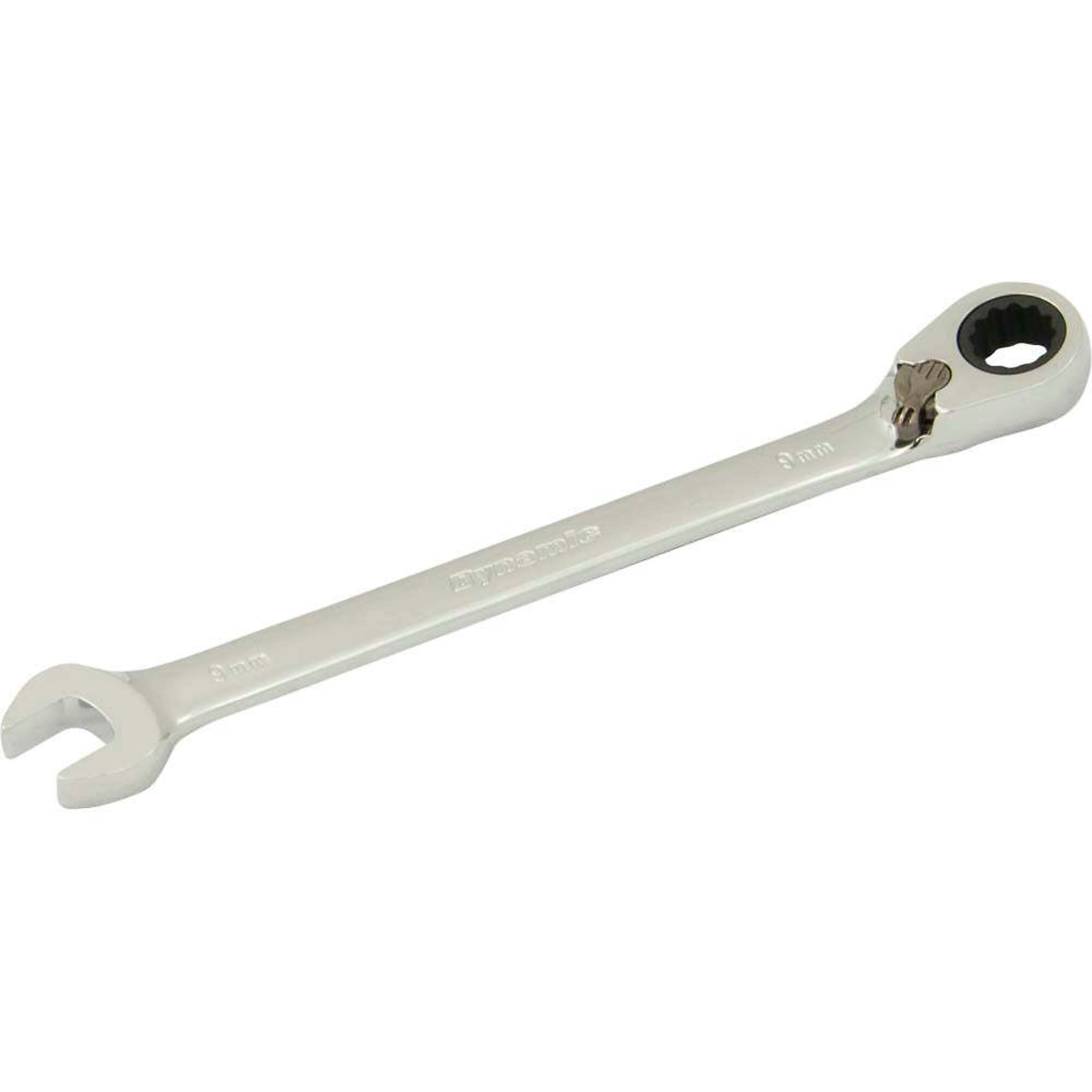 Dynamic Tools 9mm Reversible Combination Ratcheting Wrench